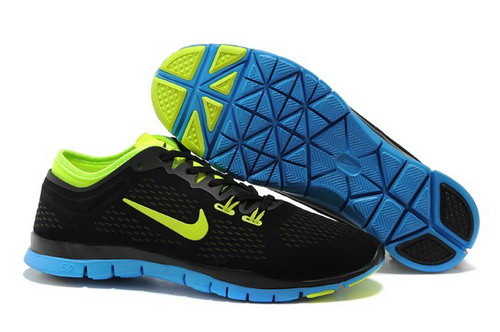 Nike Free 5.0 Tr Fit 3 Mens Shoes Black Sky Blue Green New Denmark